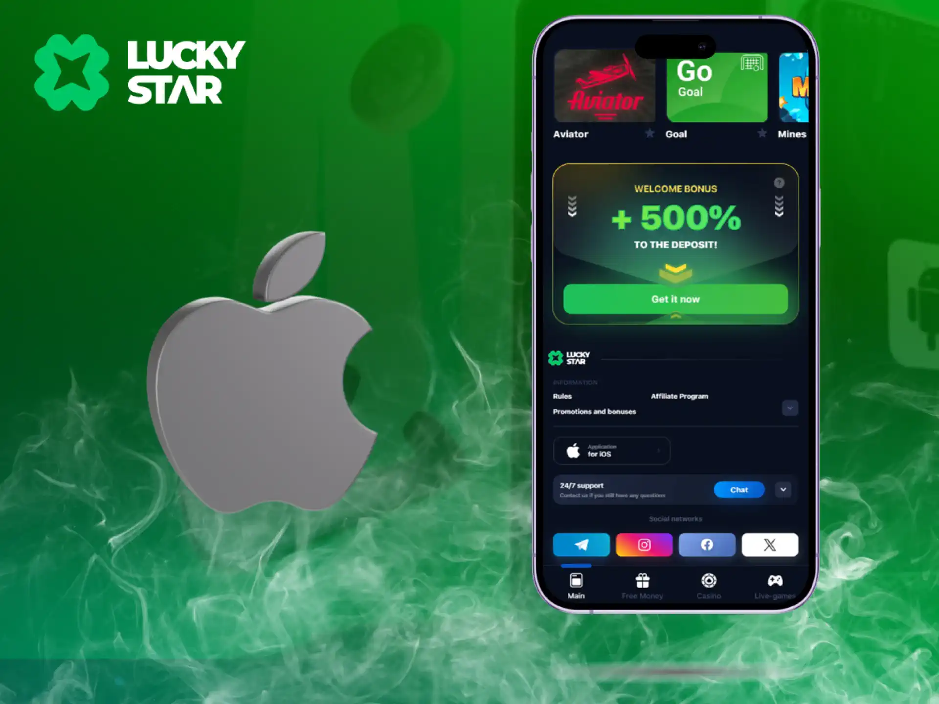 Lucky Star mobile app